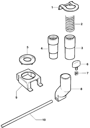 Default Diagram and Parts List for BD615A Type 1 Black and Decker Router